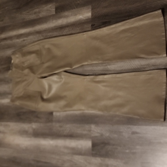 BOD & CHRISTENSEN SIMPLY TAUPE LEATHER PATCH POCKET PANTS SIZE 10 - Picture 4 of 7
